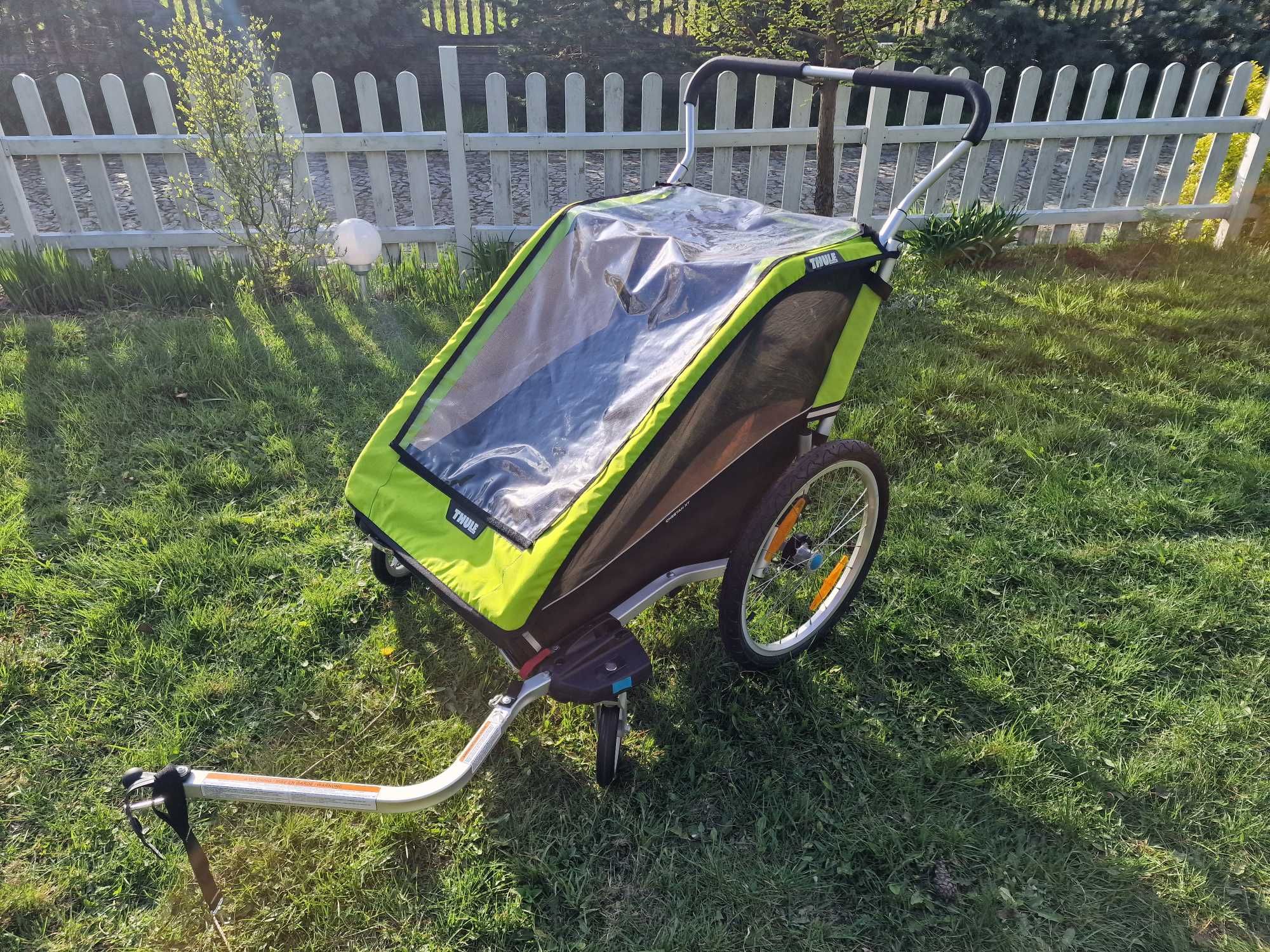 Thule Chariot XT 2 - Przyczepka rowerowa dziecięca Stan BDB