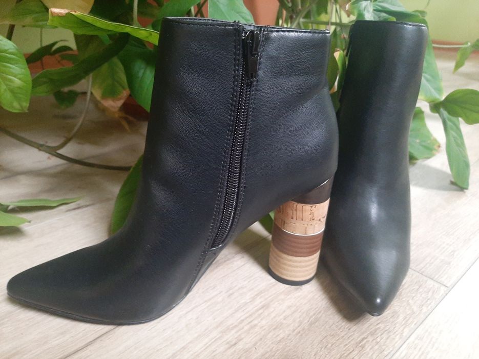 Botki Missguided,rozm.38, nowe z metką i pudełkiem, oryginalny obcas