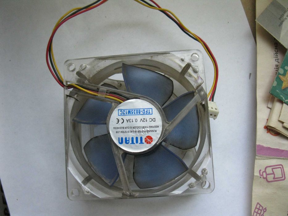 Вентилятор 80 мм Titan TFD-8035M12C  Кулер процессора