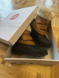 Buty zimowe dziecięce śniegowce gumowe 26