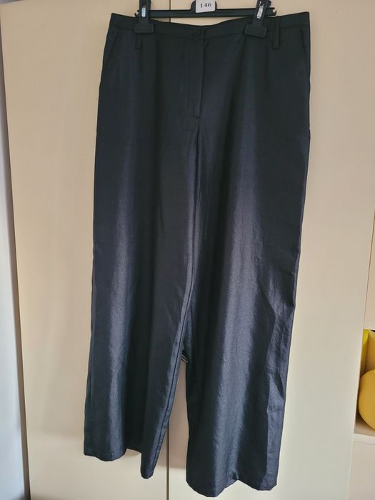 Nowe eleganckie spodnie z szerokimi nogawkami rozm. 42-44 (16)