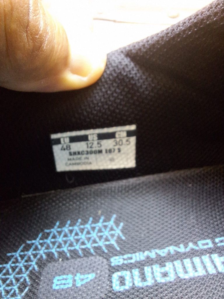Sapatos de ciclismo BTT Shimano N 48