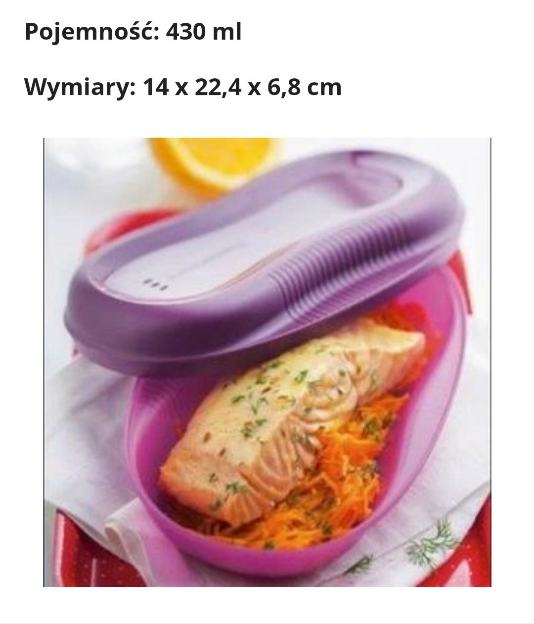 Jajeczny garnuszek Tupperware