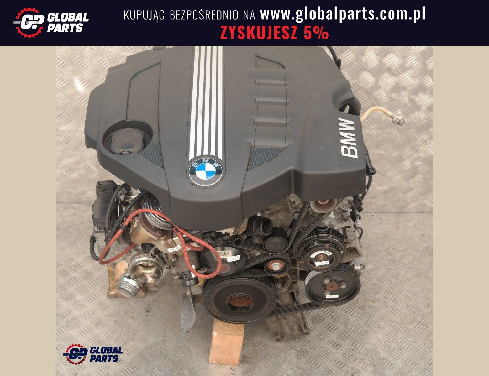 BMW E60 LCI 520d N47 Silnik N47D20A Nowy Rozrząd
