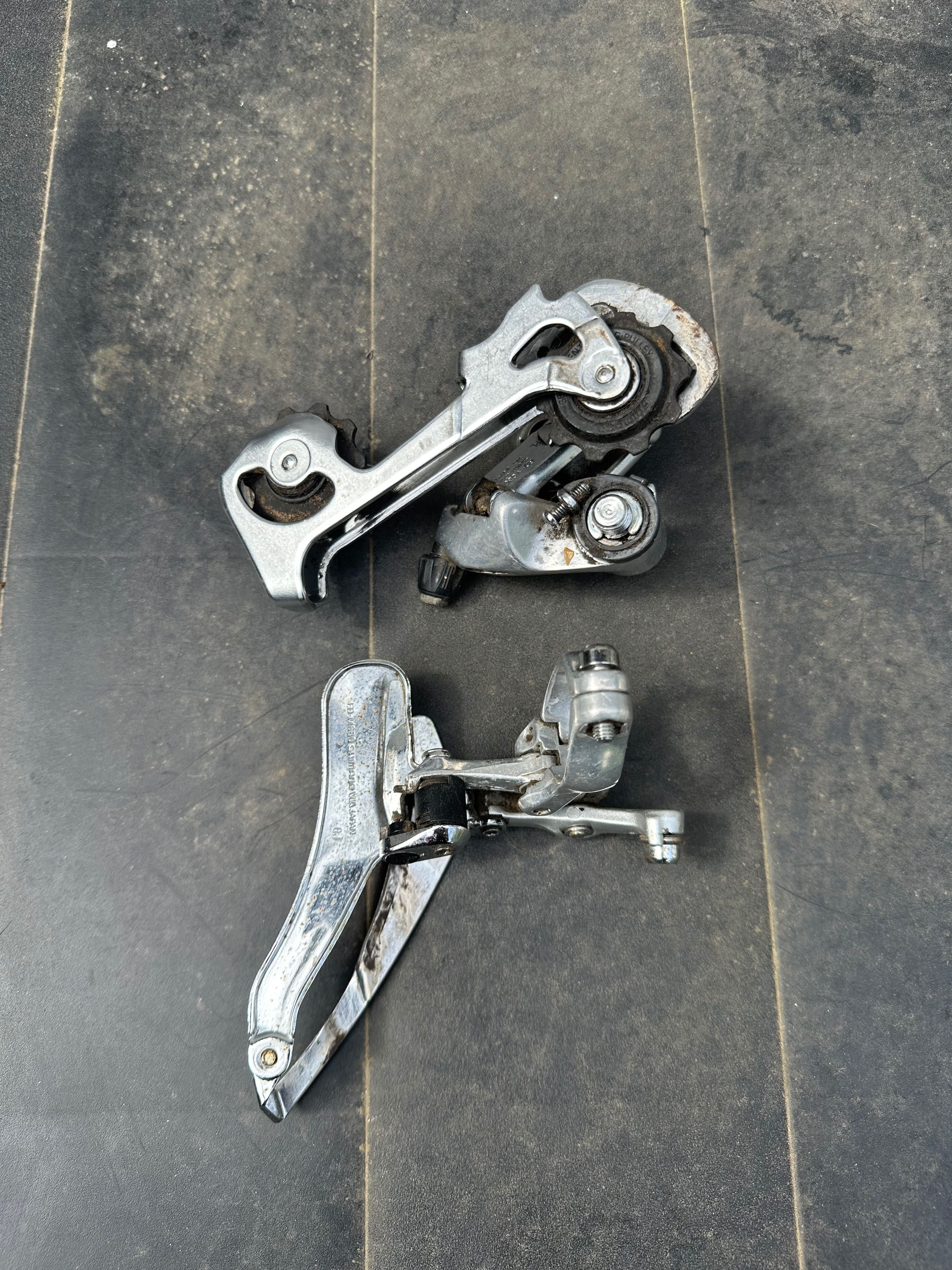 Przerzutka tył i przód Shimano Deore DX RD-M650 sprawne