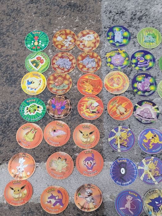 Wielki Zestaw pokemon Tazo - unikaty
