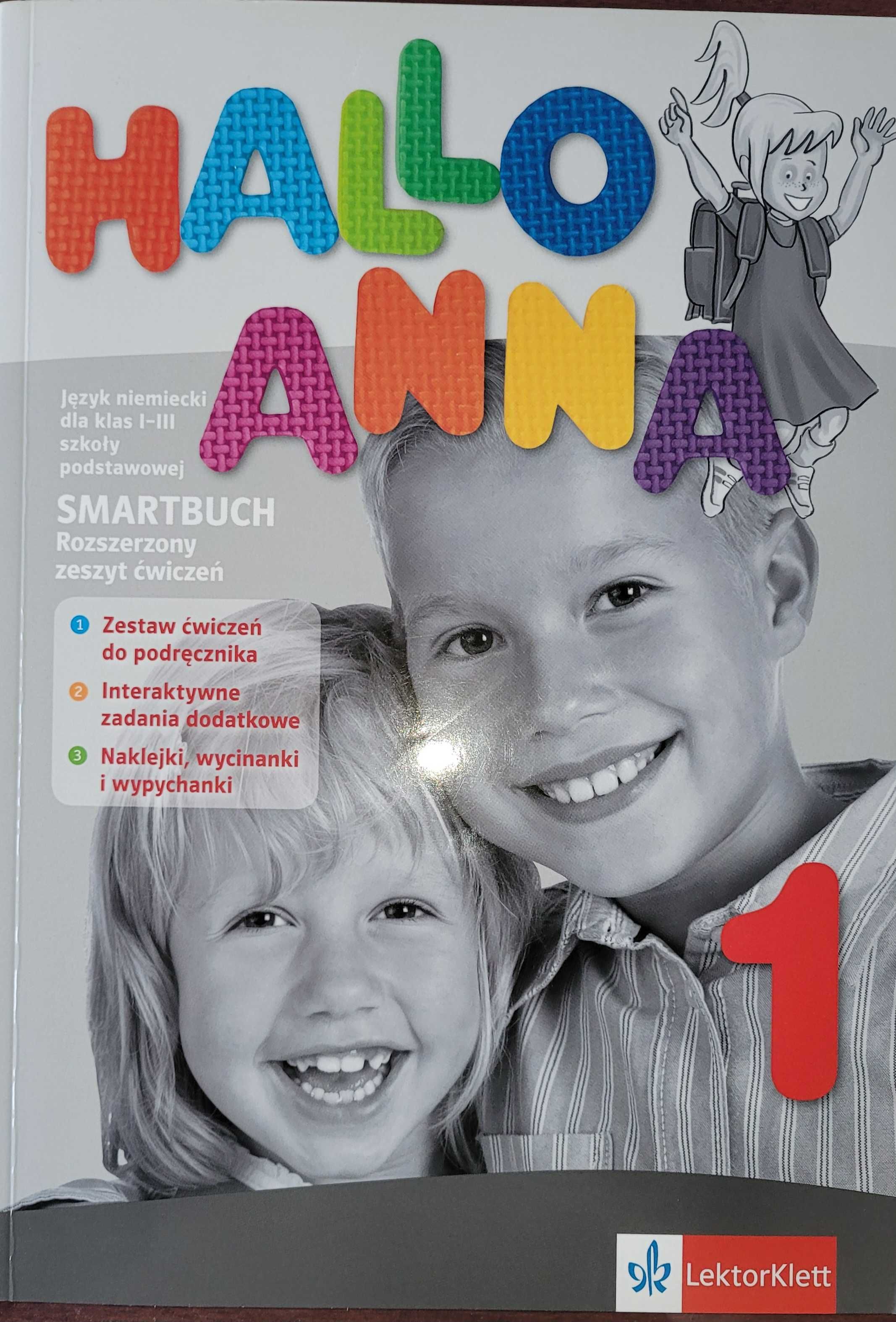 Hallo Anna 1 - niemiecki dla klas I-III Szk.Pods. ĆWICZENIA + płyta CD