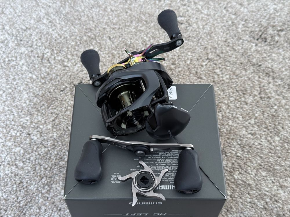 Shimano Curado 201 HG 7.4. Кастингова риболовна котушка