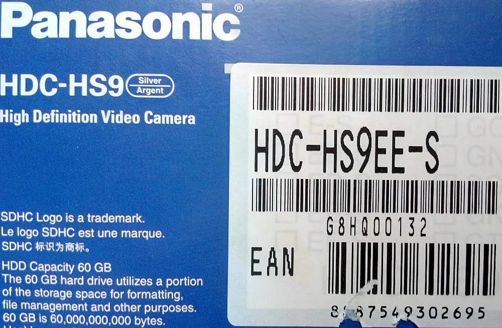 Panasonic HS9 Full HD 3CCD