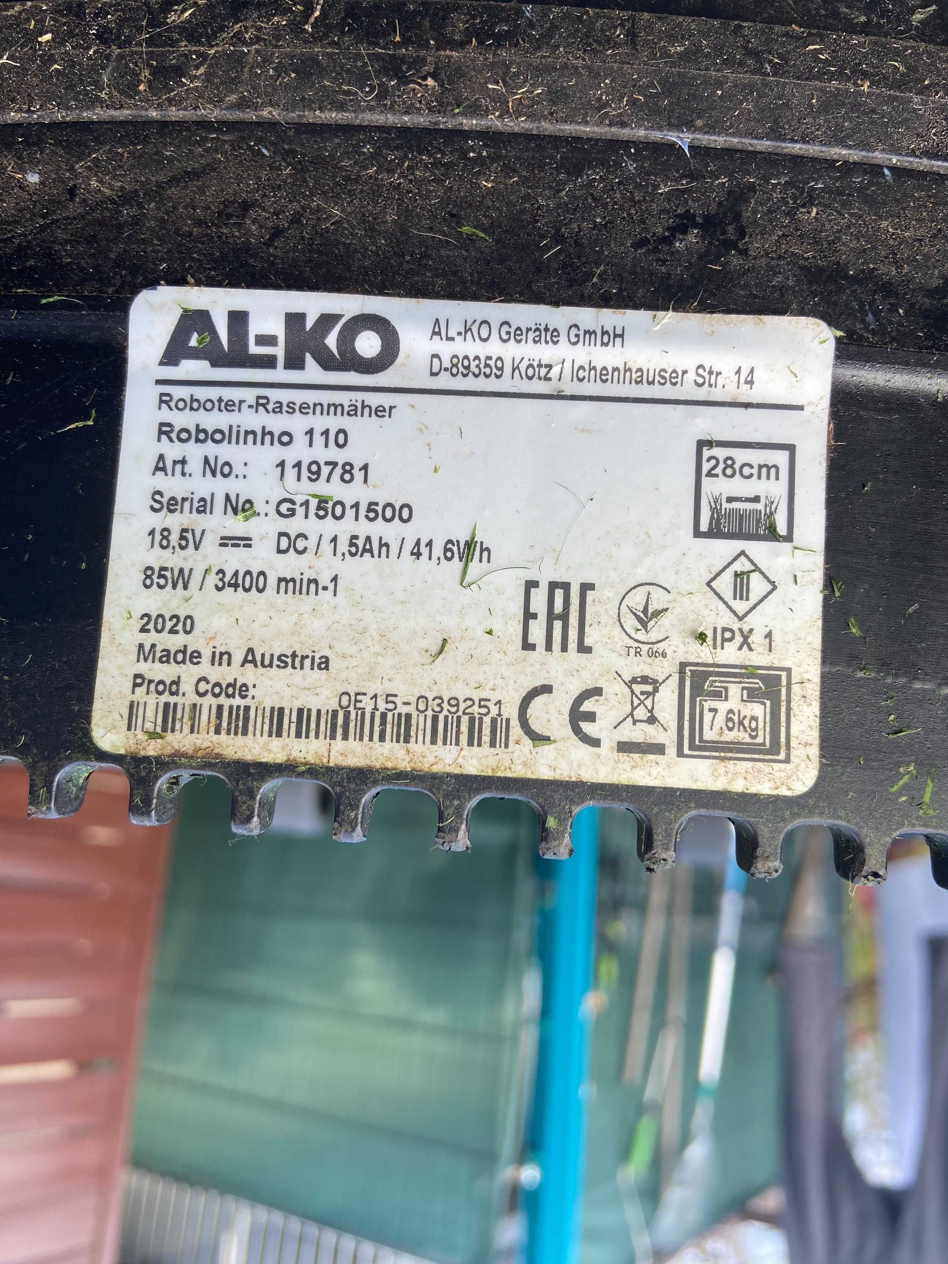 Robot koszący AL-KO ROBOLINHO 110 kosiarka