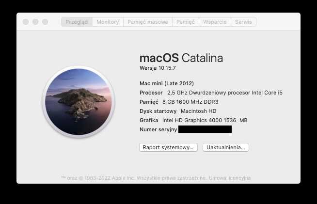 Mac mini A1347 Intel Core i5 8GB RAM 120GB SSD