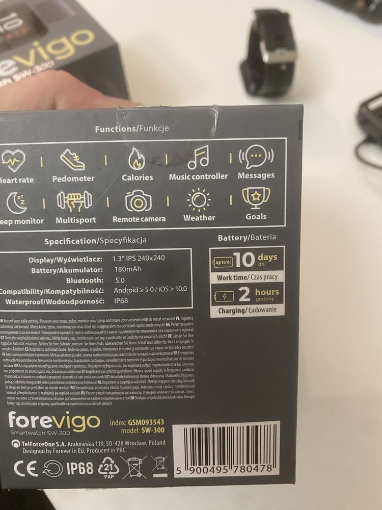 Smartwatch forevigo sw 300 active