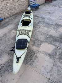 Kayak duplo prijon com leme em aluminio