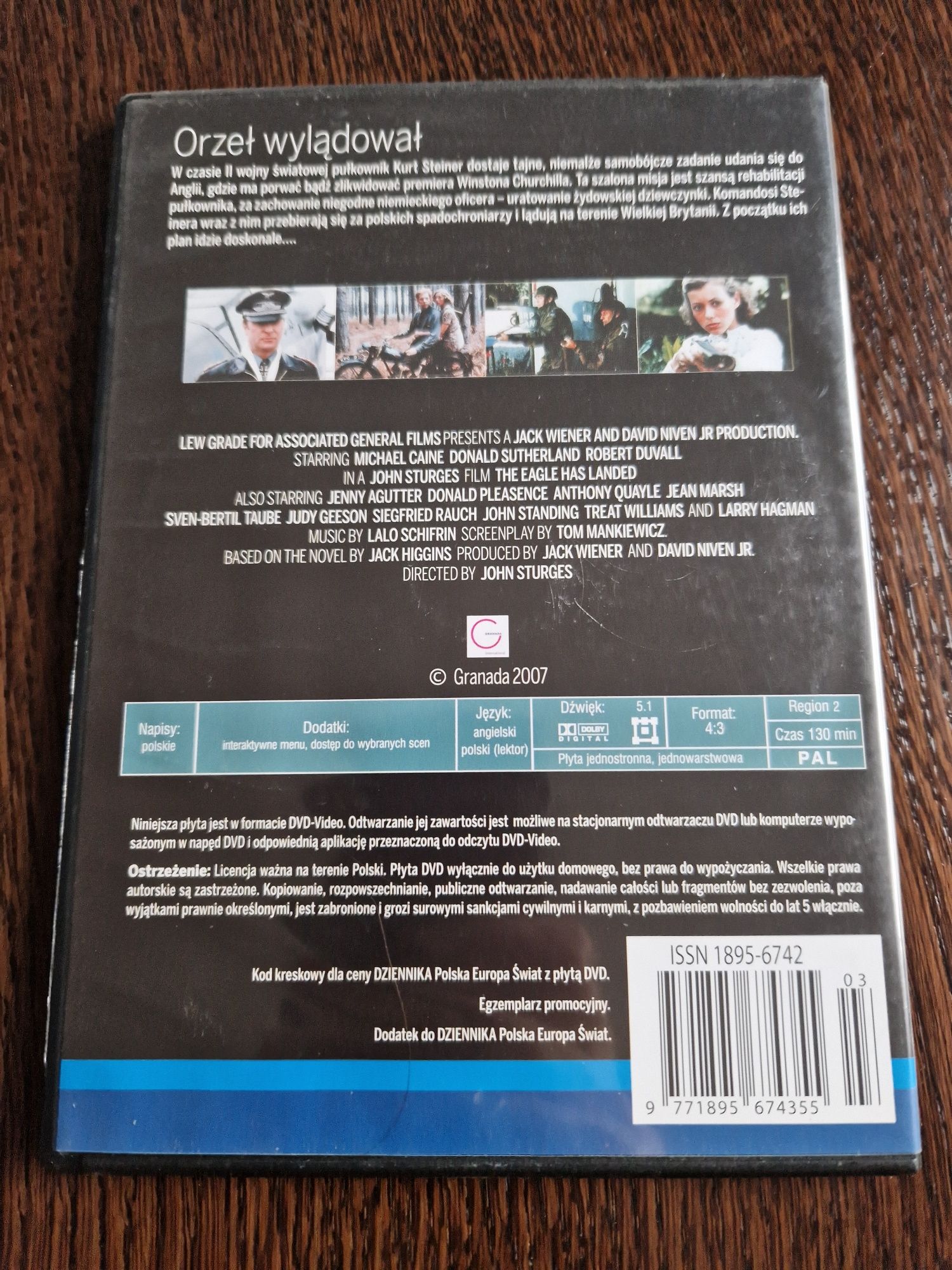 Film DVD Orzeł wylądował Oblicza wojny