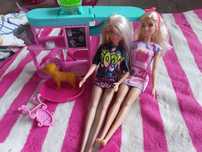Zestaw Oryginalnych Barbie + kwiaciarniach play doh