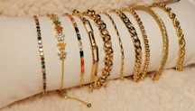 Pulseiras em aço inoxidável