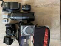 Nikon D5300 + Nikkor 70-300 + dodatki