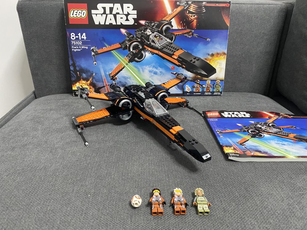 Б/У LEGO Star Wars: Poe’s X-Wing Fighter (75102)