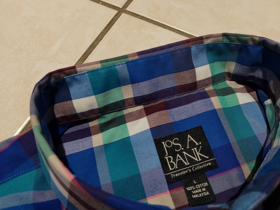 JOS A BANK USA - NOWA! Koszula Męska krótki rękaw rozmiar XL