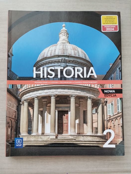 Podręcznik Historia 2 podstawowy liceum technikum WSiP