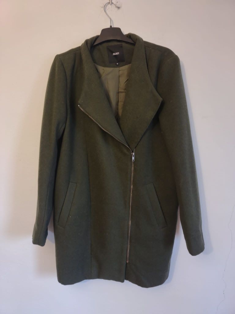 Zielona, oliwkowa kurtka / płaszczyk - r. 38/40 - object