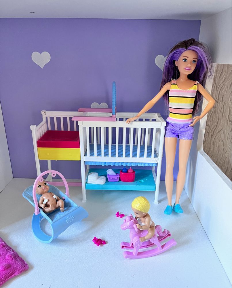 Кукла Барби Детская комната Barbie Skipper уход за малышами