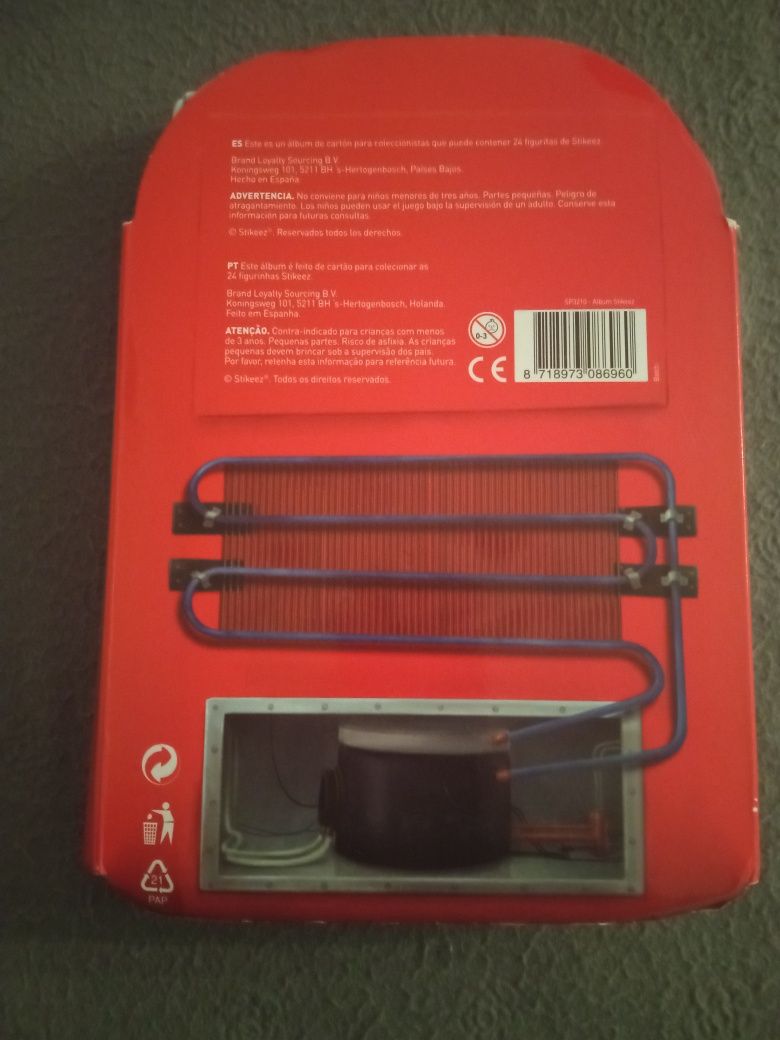 Coleção Completa Stikeez e Frigorífico