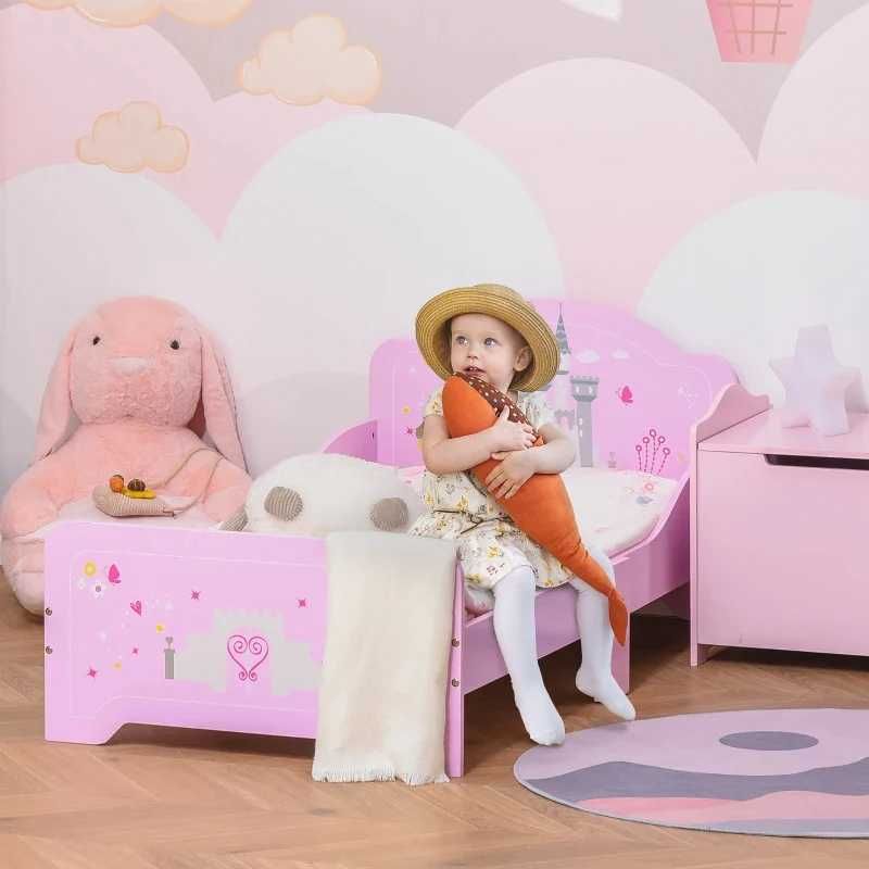 Cama para crianças acima de 3 anos, rosa