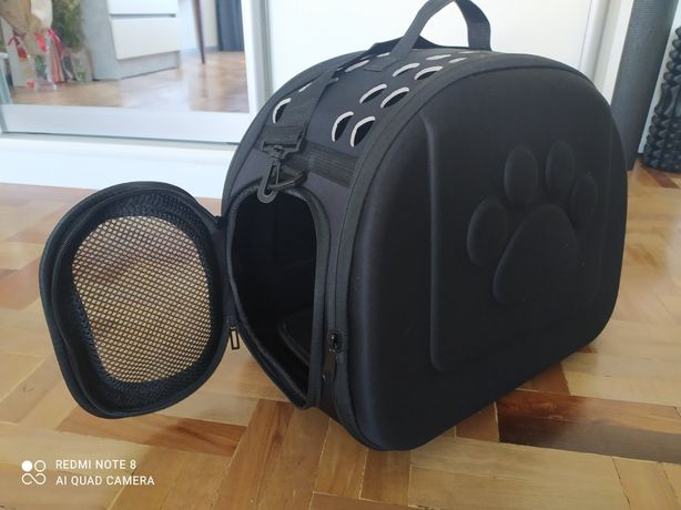 Переноска сумка транспортер для собак / кошек L черный