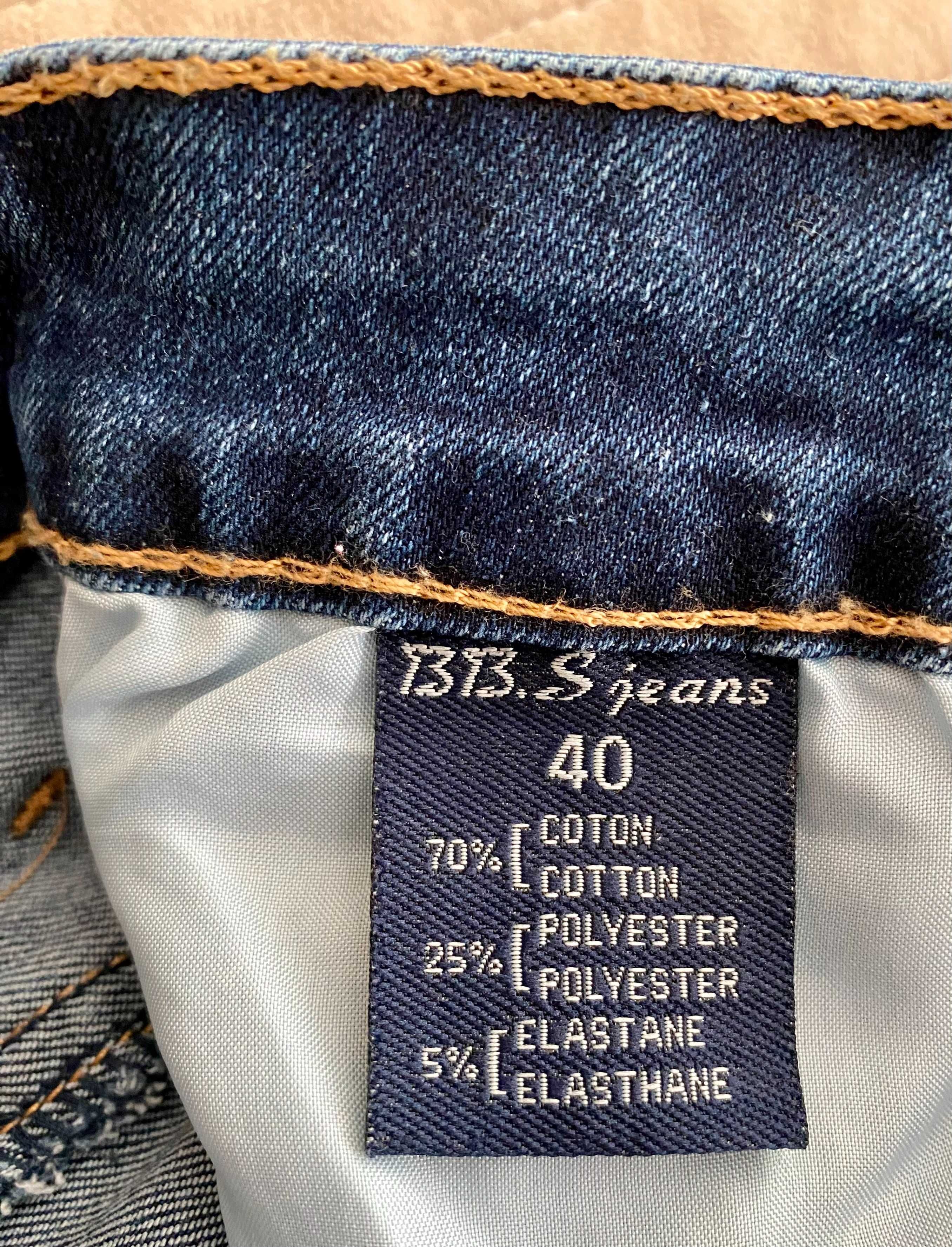 Nowe jeansy damskie modelujące BB.S r. 40 NOWE BEZ METKI