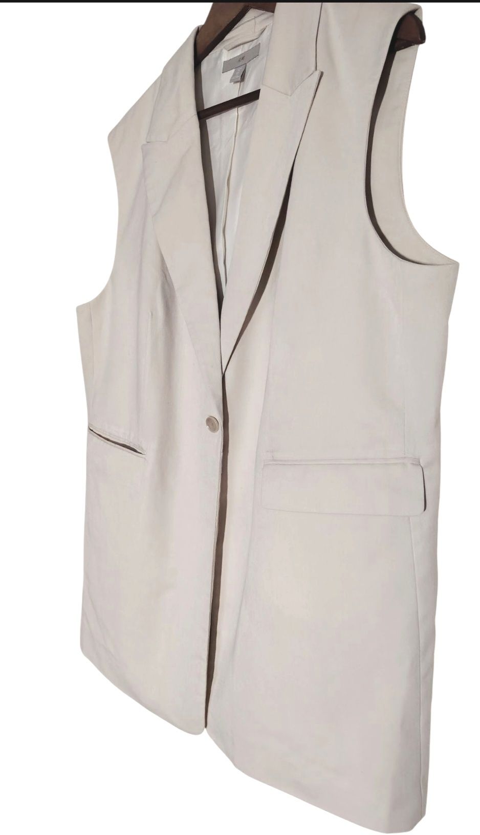 H&M piękna dłuższa kamizelka oversize XL/XXL idealny stan