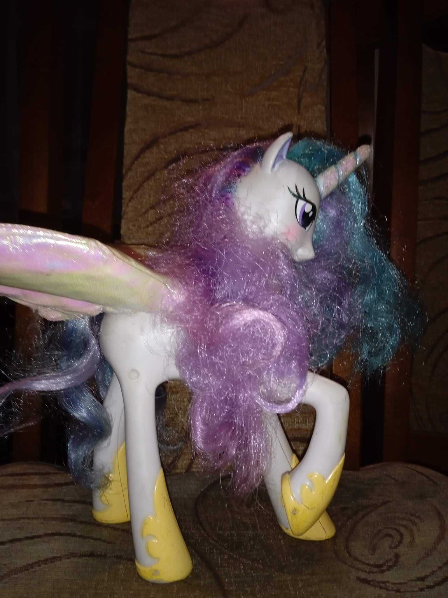 Koń konik jednorożec Celestia My little Pony mówi śpiewa interaktywny