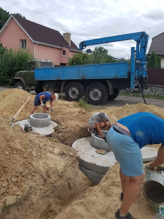 Копка Канализации.Выкопать Выгребную яму.Выкопать Канализацию.Септик.