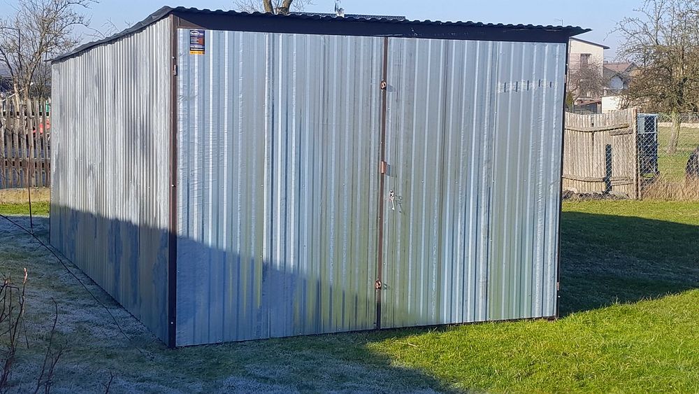 Garaż blaszany garaze 3x5 II gatunek PRODUCENT