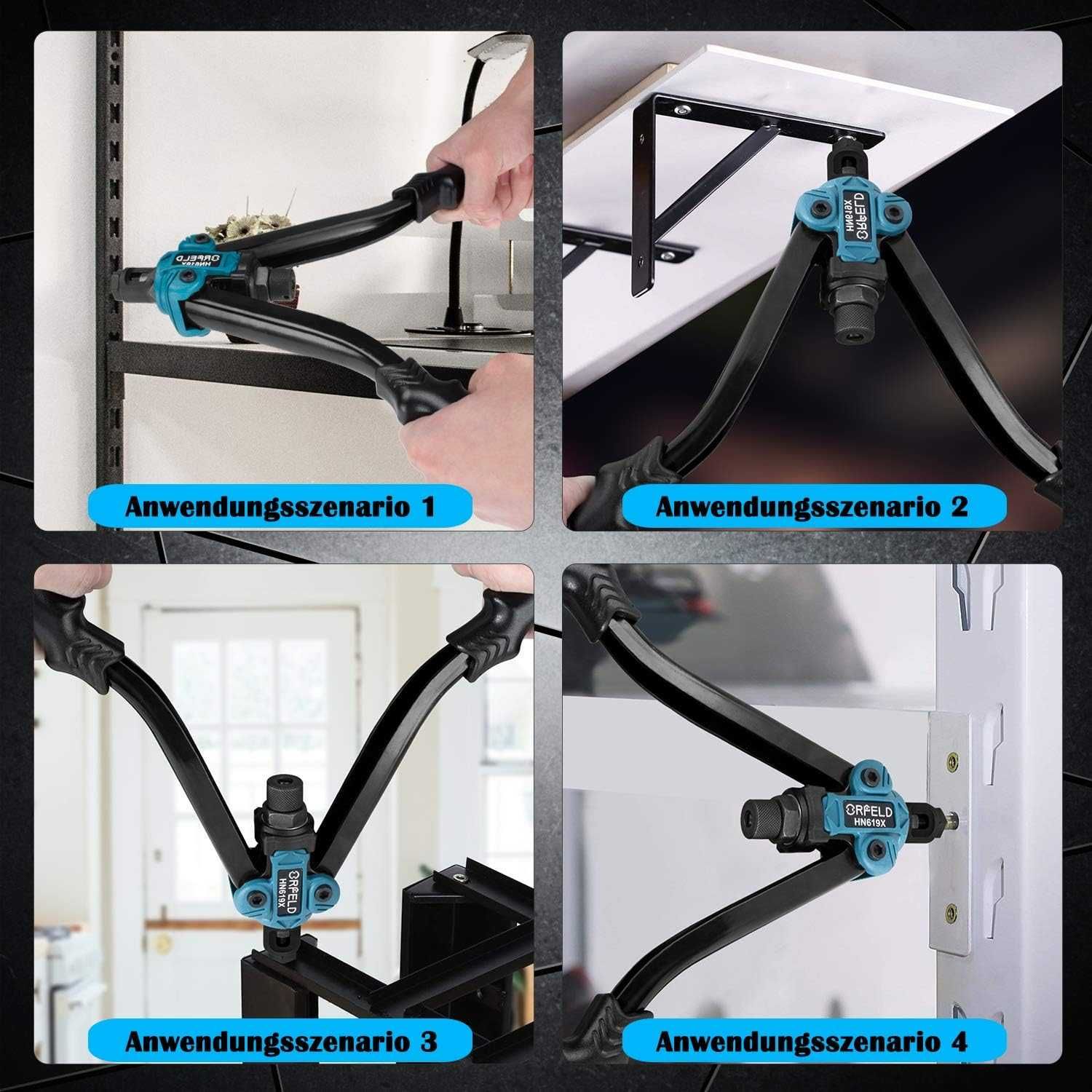 Alicate para cravar rebites de rosca (Autocaravana / Campervan)