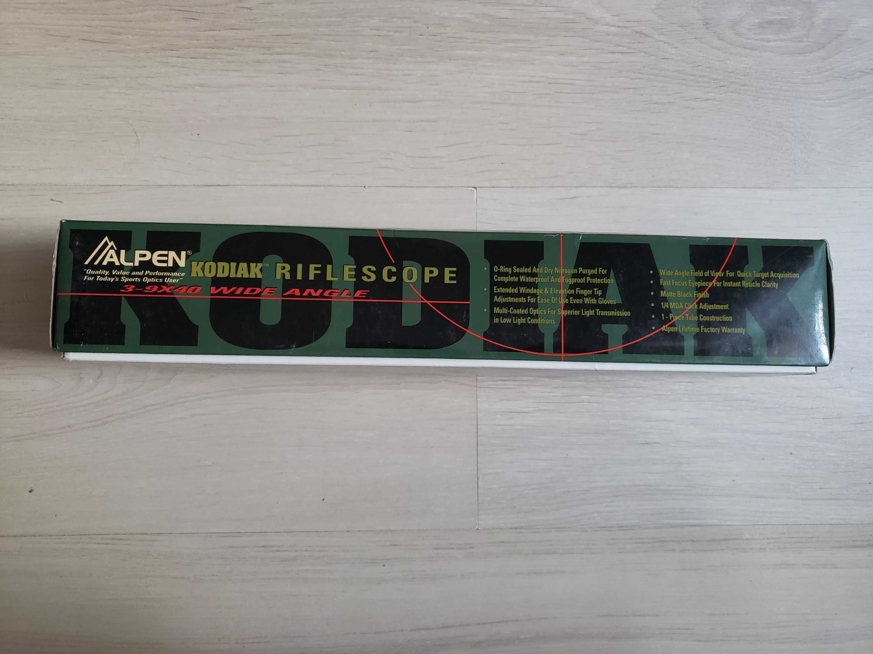 Приціл оптичний Alpen Kodiak 3-9x40 Wide Angle