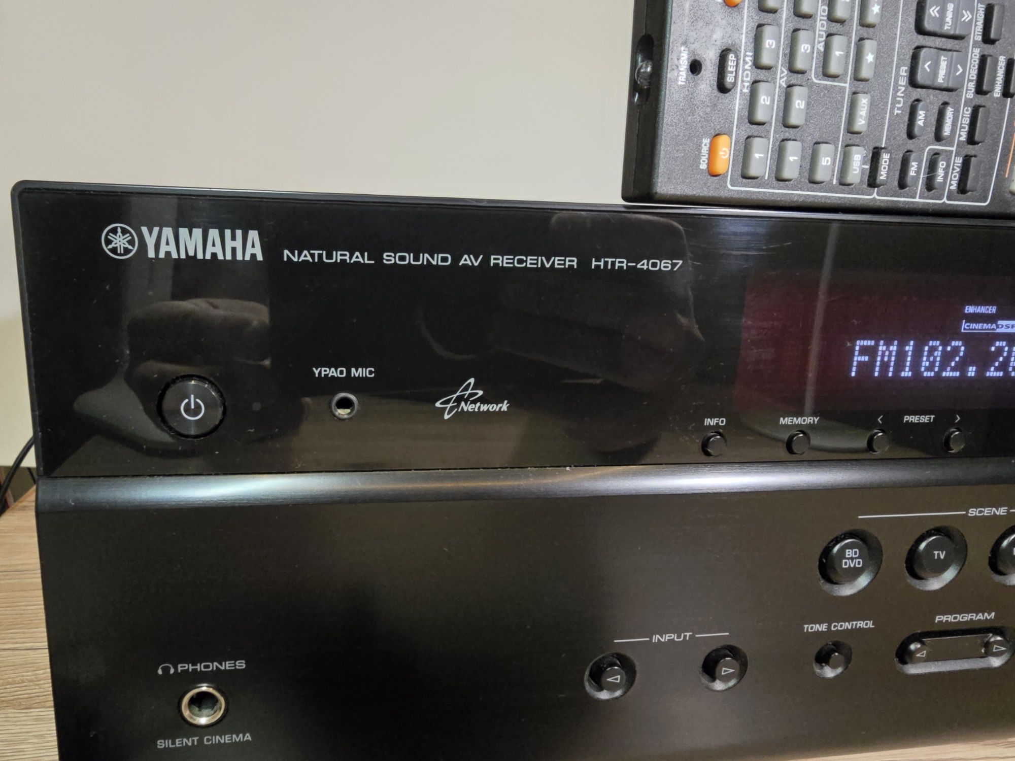 Amplituner Yamaha HTR-4067 NET 3D z mikrofonem