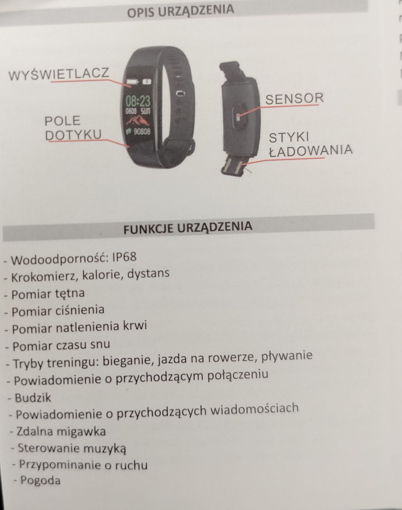 Zegarek RUBICON Smartwatch RNCE80