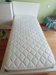 Cama Ikea MALM, 90x200 + Estrado de ripas LÖNSET, 90x200 + Colchão