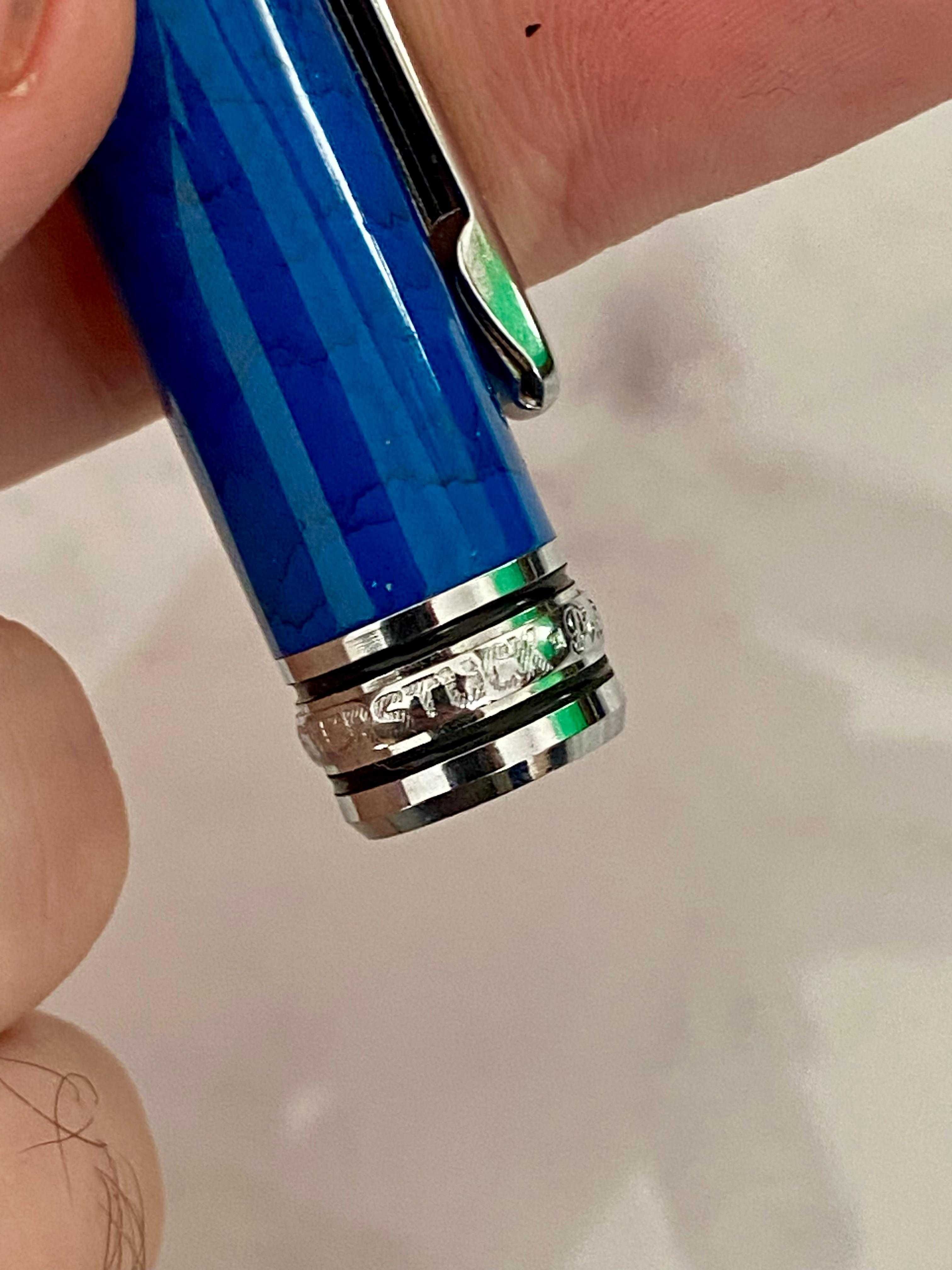Caneta "Montblanc" Iridium Point Azul