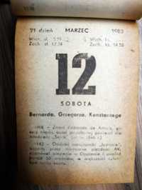 Kartka z kalendarza 12 marca 1983