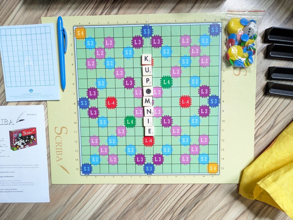 Gra Scriba àla Scrable
