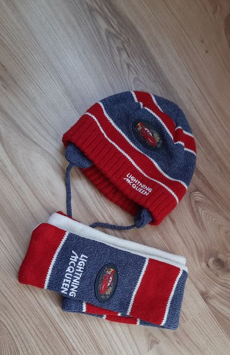 Czapka I szalik zygzak mcqeen