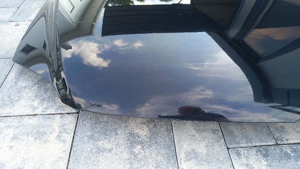Vw fox maska pokrywa silnika czarna l041