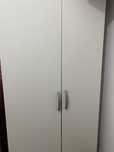 Roupeiro c/2portas, branco, 79x176 cm