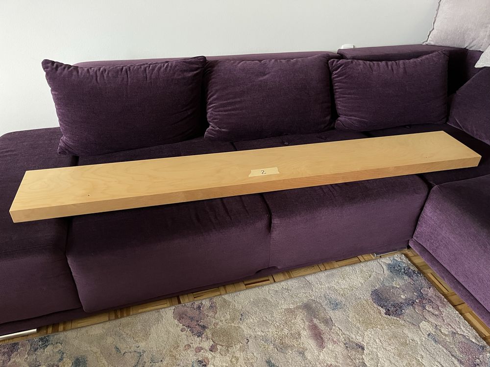 2 półki Ikea LACK 190 cm x 26 cm x 5 cm