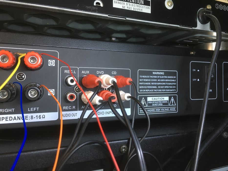 Auna AV2-CD508 - Підсилювач HiFi (125 Вт), пікова - 600 Вт (Німеччина)