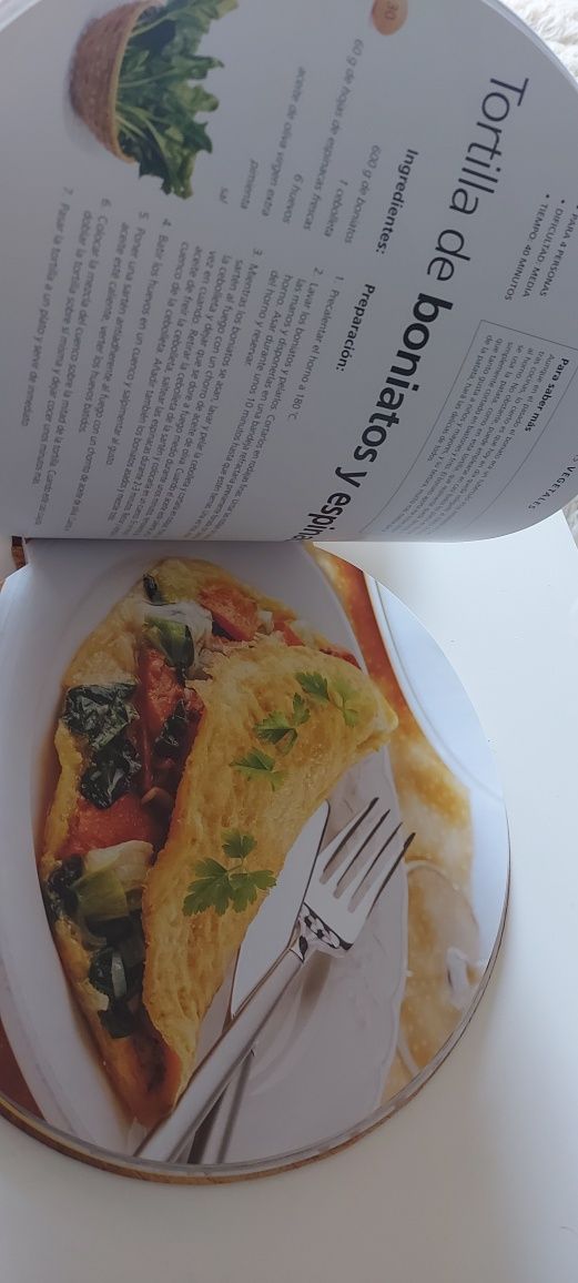 Livro espanhol sobre tortilhas