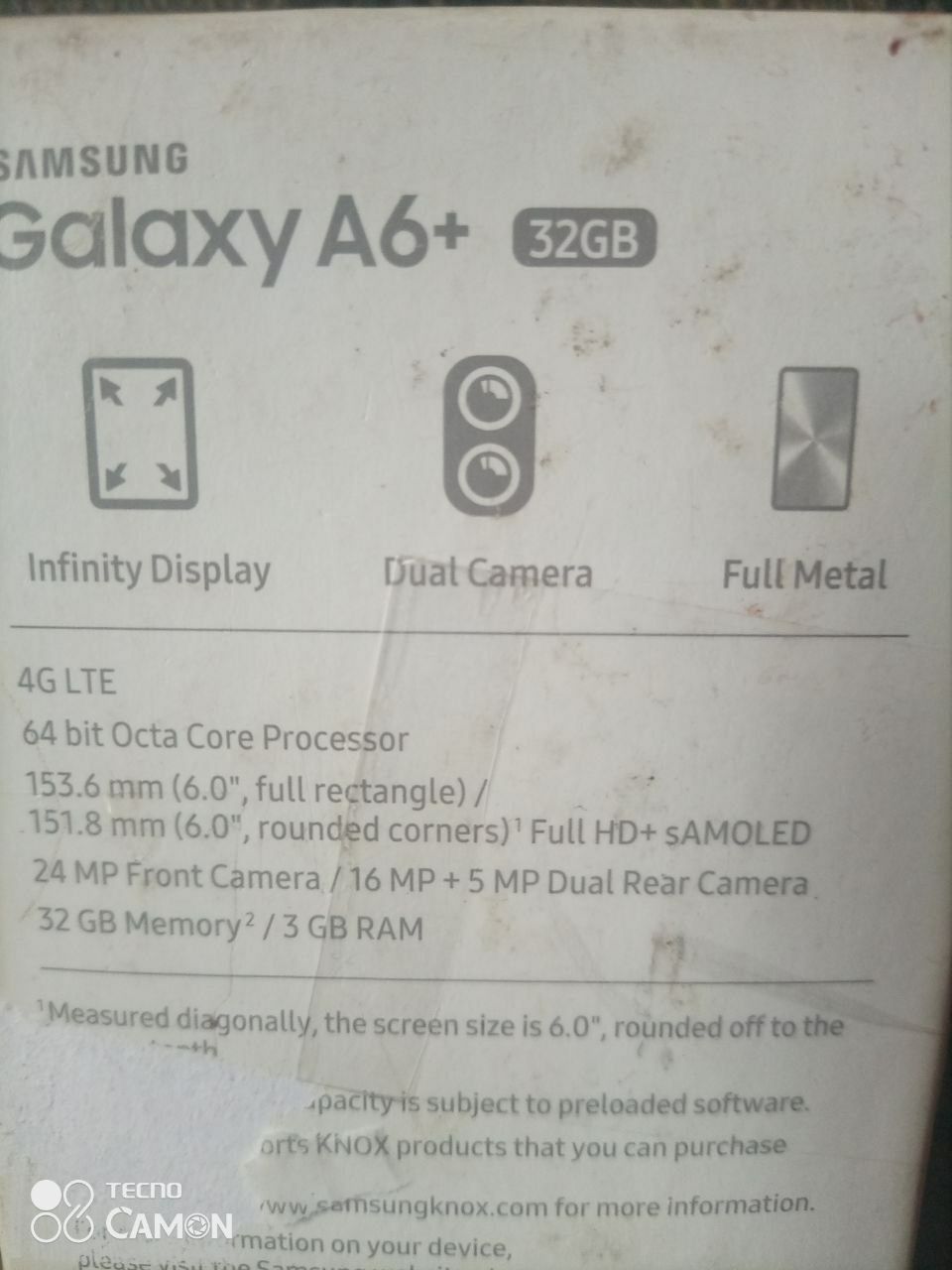 Продам Samsung A 6+ отличном состоянии с коробкой