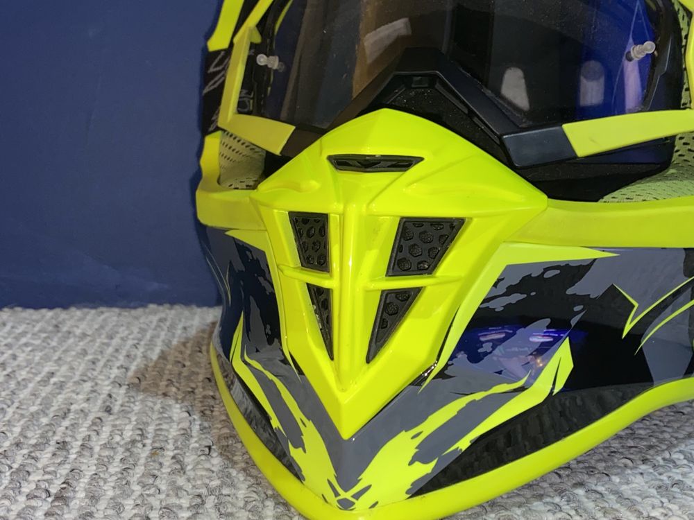 Kask + Gogle Cross NAXA